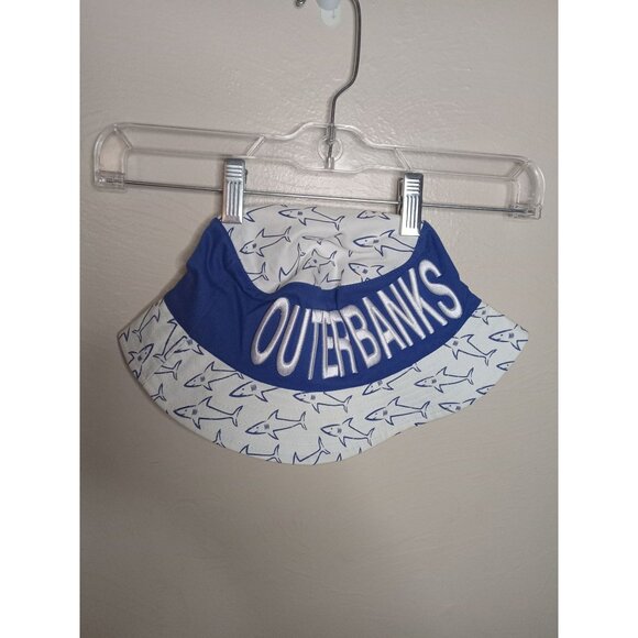 Outer Banks North Carolina Shark Bucket Hat Souvenir Beach Summer - Picture 1 of 2
